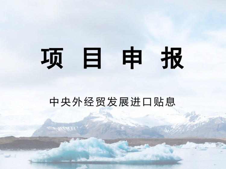 中央外經(jīng)貿(mào)發(fā)展專項資金(進口貼息事項)